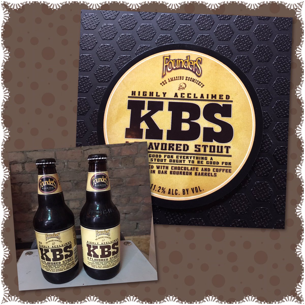 DeadCraftyBeer's tweet photo. We've got all bases covered @foundersbrewing #KBS2016 on keg & 2015/2016 in bottle #AmericanCraftBeerWeek https://t.co/fNiazPLFHg