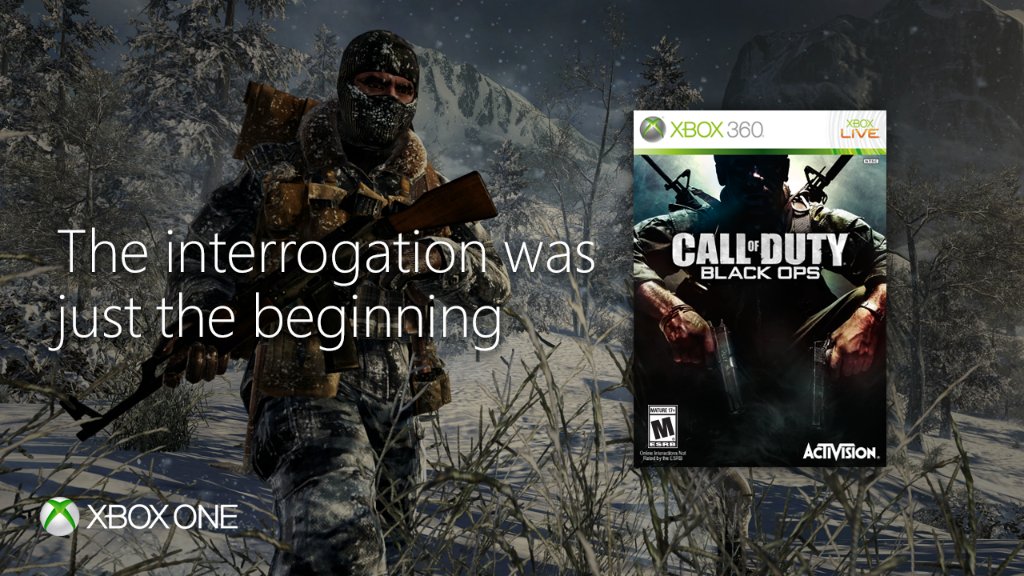 #BlackOps [M] is playable on #XboxOne. Tag your original clan. Save 75% w/ Gold. bit.ly/1RdPSdI