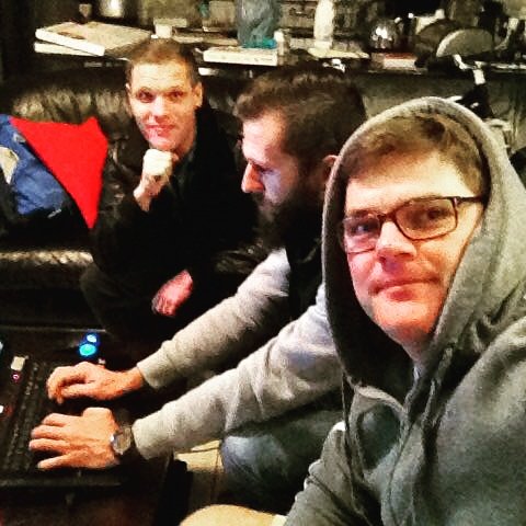 Late night DIY graft on the new album. Finalising some finer details.