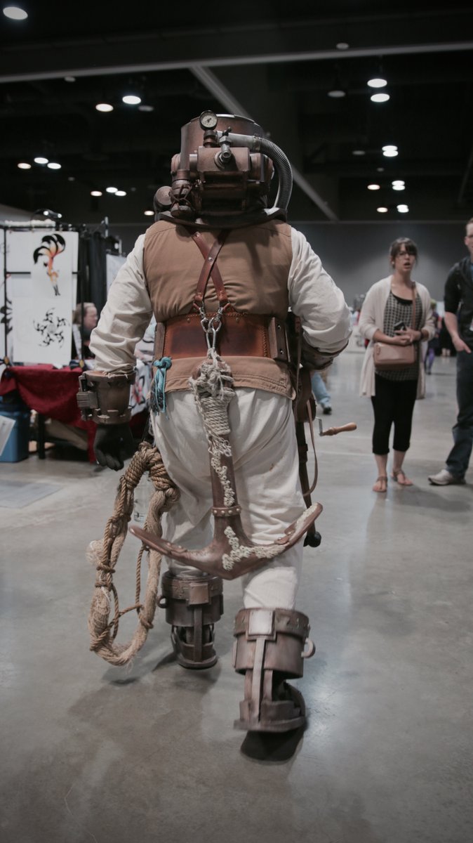 shaynation's tweet photo. Sir Didymus Warington - The Mermaid hunter from Lilac City Comicon 2016 (Last weekend)
#MSLetsCreate https://t.co/yFfIv4Nmht