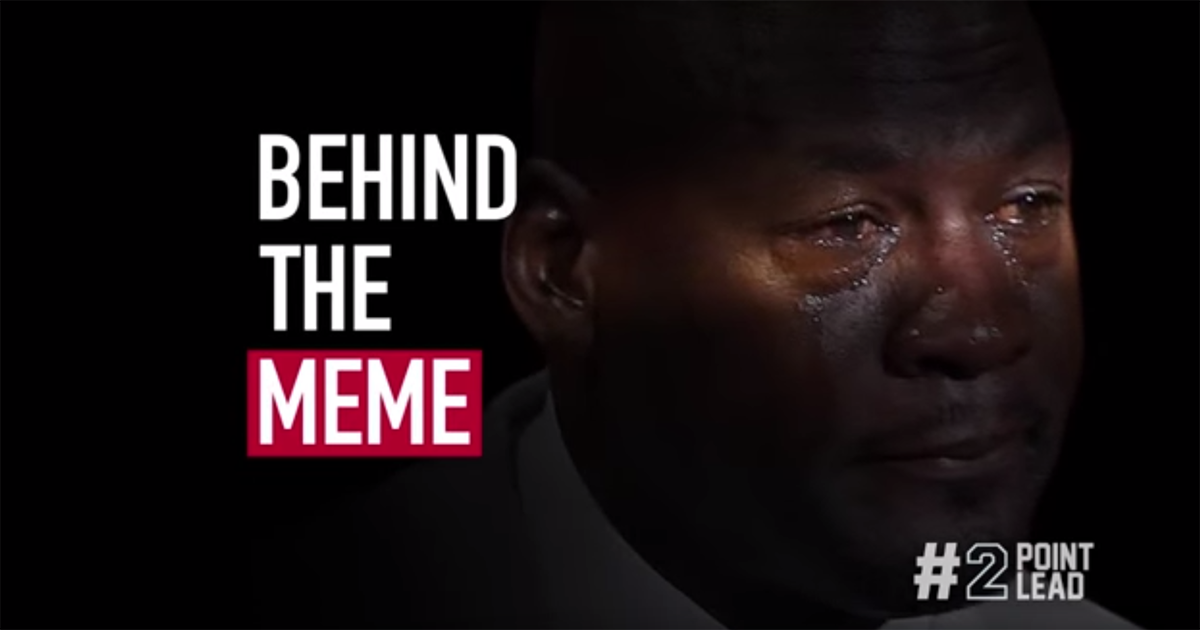 theScore's tweet photo. VIDEO: This new mini-documentary tells story of the Crying Jordan meme. https://t.co/S8VFp2Tn94 https://t.co/uez4PH2V7g
