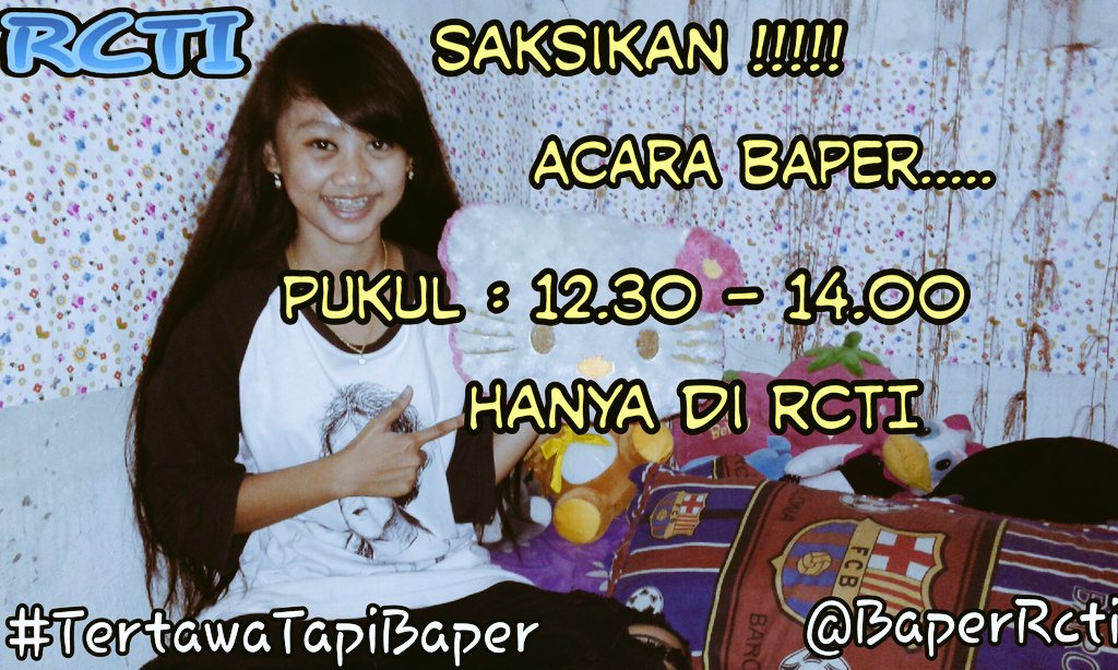 adlia_tiara's tweet photo. @BaperRcti semoga suka yaa...
#TertawaTapiBaper https://t.co/TJzdQNCvag