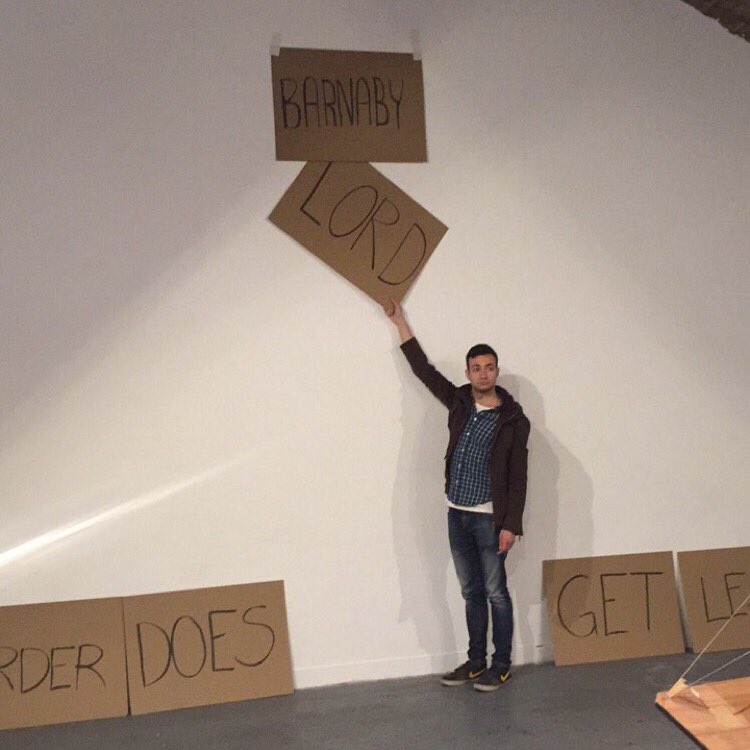 zurichmeets's tweet photo. "Barnaby Lord" - performance by Neo Dadaist EloY @HoxtonArches #zurichmeetslondon #InstantCityReloaded #dada100 https://t.co/0wqbtsYoFk