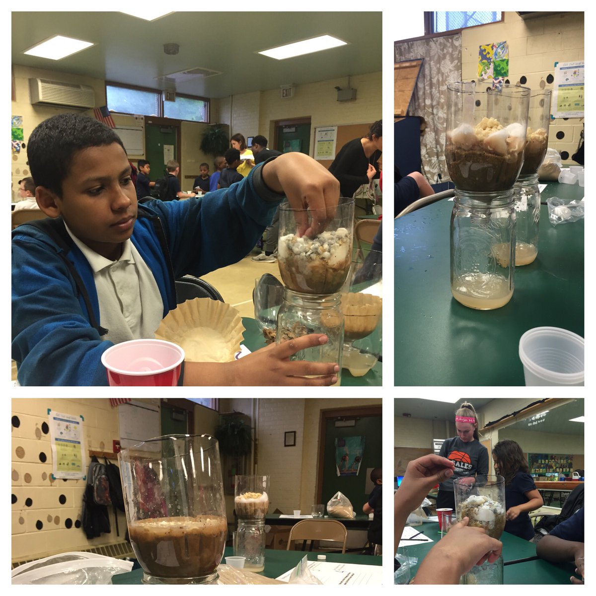 VCRWSteam's tweet photo. Getting our #STEM on! #VUSP teaches @PhilaParkandRec kids about water filtration. #sciencerocks https://t.co/XfX7YRdy4u