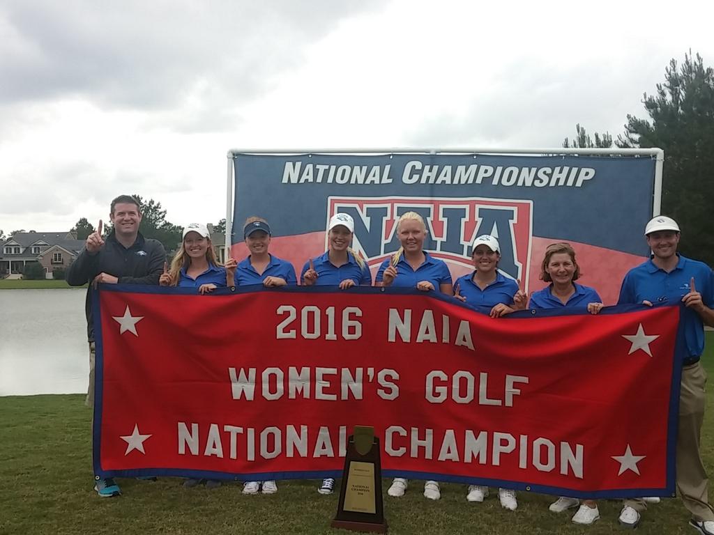 The <a href="/KUSeahawksGOLF/">Keiser Men's and Women's Golf</a> team is back to back National Champions! Congrats girls!!!