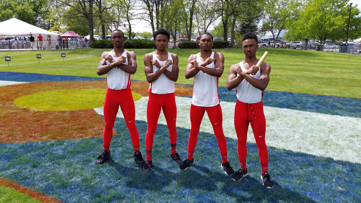 3rd Place 4x200 Team. Thank you! We are all very proud. #BroughtTheFast #Bone #Should'veBeenARaider