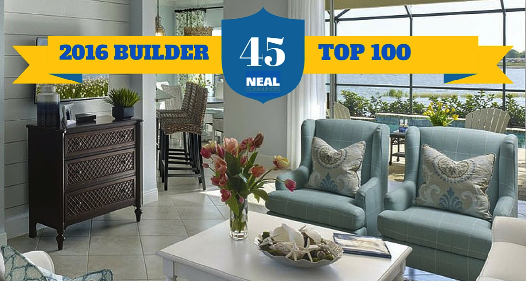 NealCommunities's tweet photo. Neal Communities makes the 2016 Builder Top 100! #topbuilder #flbuilder #neal https://t.co/VOwfTBe029