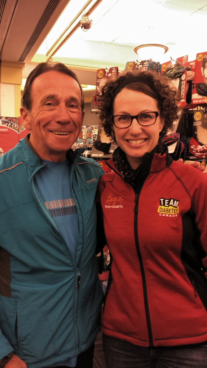 Run_Jerri's tweet image. Thrilled to meet @JohnStantonRR today at the @BNMarathon Active Living EXPO #bluenose2016 #Halifax @RunningRoomFton