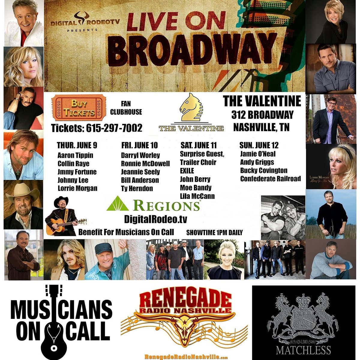 Just announced <a href="/TrailerChoir/">Trailer Choir</a> added to line-up !!! <a href="/TheValentine312/">The Valentine</a> <a href="/MatchlessTrans/">Matchless Chauffeurs</a>  <a href="/askRegions/">Regions Bank</a>