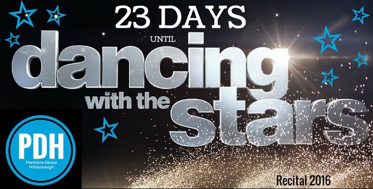 PDHDynamics's tweet image. It's almost here! 23 days until all our dancers get 2 showcase their hard work!#PDHPride #DancingWithTheStars 👯💙🌟