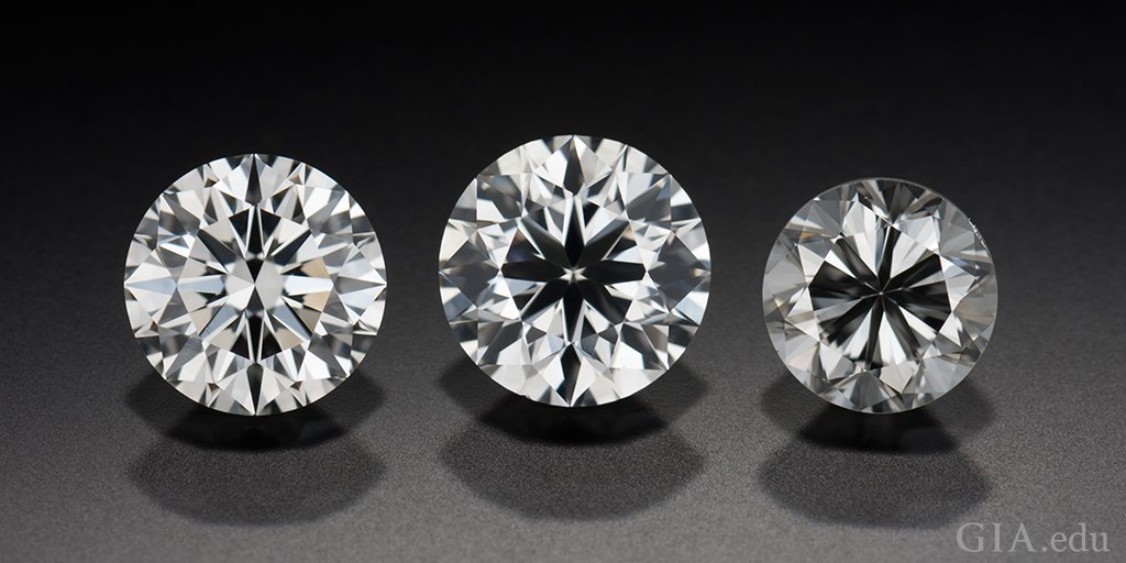 GIAnews's tweet image. These #diamonds show the difference cut can make in how your diamond looks. bit.ly/24jdudU