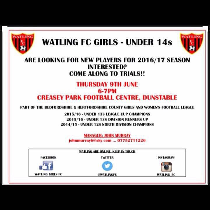 Watling FC tweet media