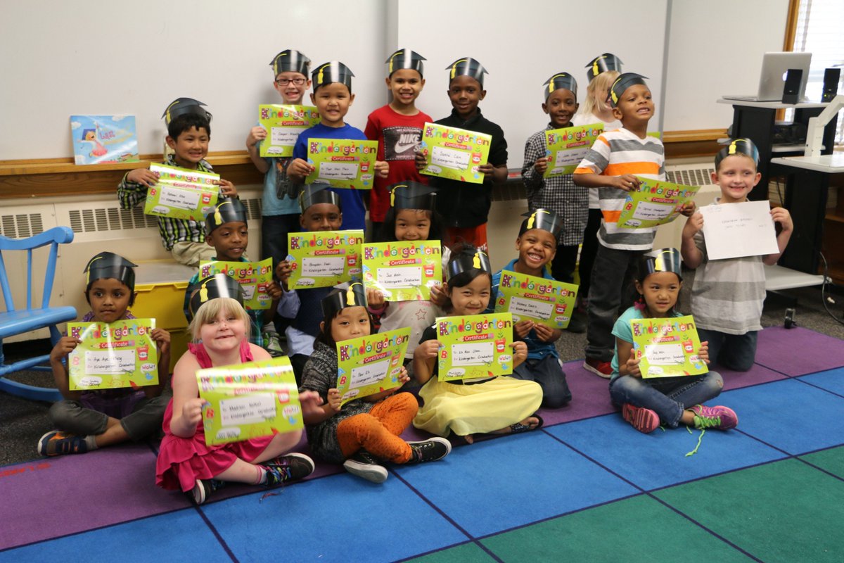 <a href="/OPS_Hartman/">Hartman Elementary</a> students graduate from kindergarten &amp; are ready for first grade next fall! #OPSProud