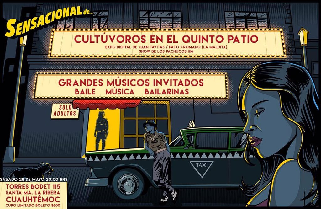 Cultuvoros's tweet photo. A una semana de disfrutar de aromas, texturas, música, baile y lo@mejor de nuestra cocina Mexicana https://t.co/QcsFLjlStC