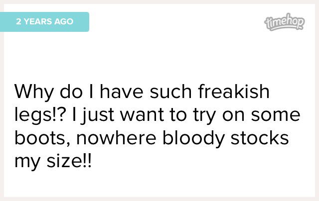 And 2 years later I have 3 pairs of perfectly fitting long boots! No more stress all thanks to <a href="/CelerisUK/">Celeris UK</a>