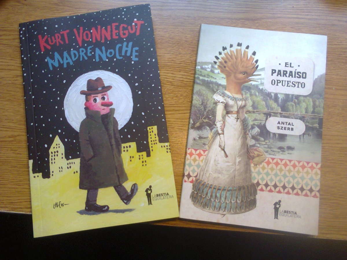 labestiae's tweet image. ¡¡¡Sorteamos MADRE NOCHE de Vonnegut y EL PARAÍSO OPUESTO de Antal Szerb !!!!! con solo retwittear participás