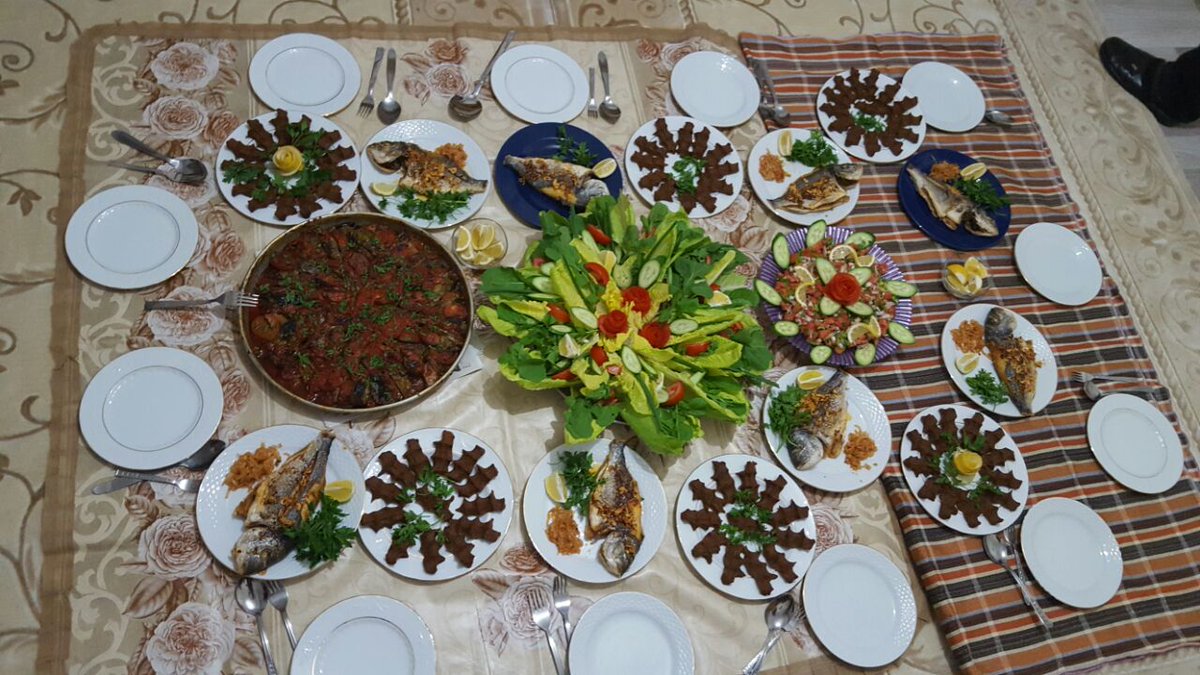 İşte sofra  afiyet olsun