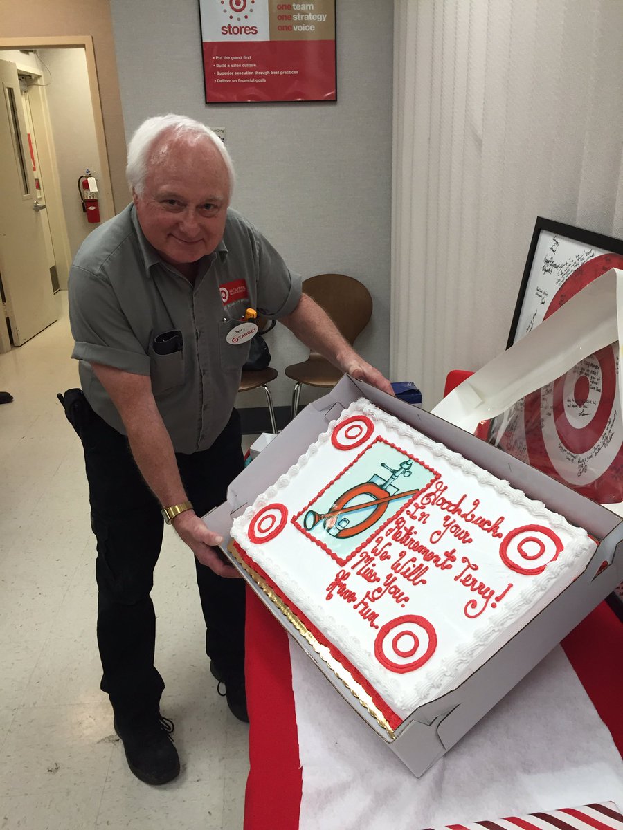 Thank you for your service to Target! Enjoy your retirement! @cbarts84 #bestpmt #thankful