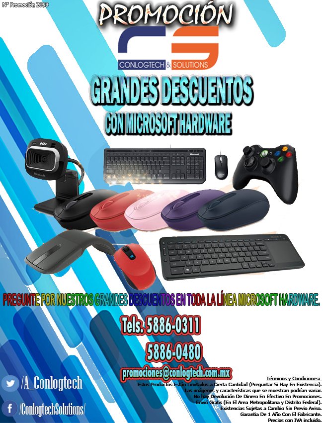 A_Conlogtech's tweet photo. Grandes Descuentos Con Microsoft Hardware.
Solo En Conlogtech.
#Conlogtech
#SomosTuMejorOpcion https://t.co/ra21ETTHzj