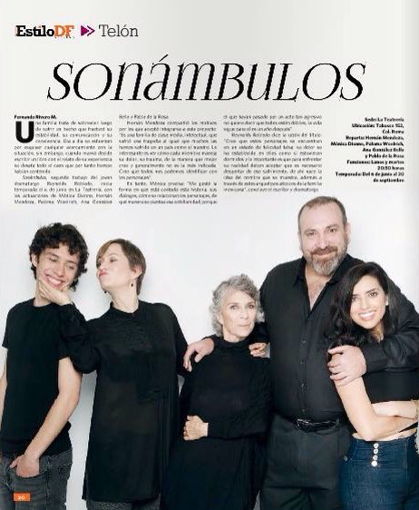 carneteatromx's tweet photo. En la nueva @EstiloDF hay una nota sobre @sonambulosmx estrenamos 6 de junio @LaTeatreria @Lolo_andCo @Noti_Teatro https://t.co/nshQDlxFpK
