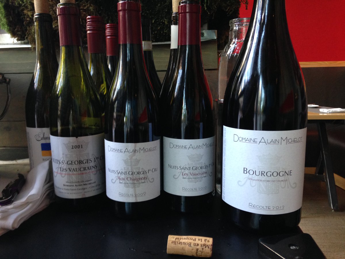 studyrestaurant's tweet image. Michelot Madness @studyrestaurant this weekend! 1er Cru Burgundy by the glass, 2010, 2009, 2001 and a flight!