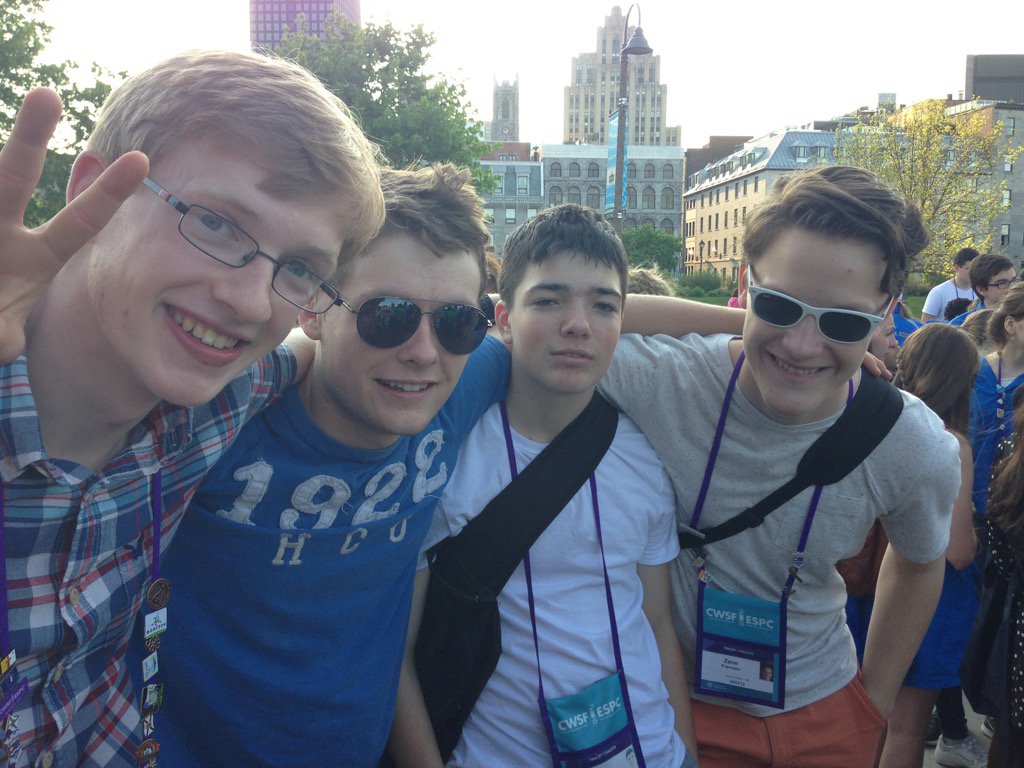 scrstf's tweet photo. Team Simcoe bromance! Can't believe our week is almost over. #cwsf2016 https://t.co/K2SOZkktEv