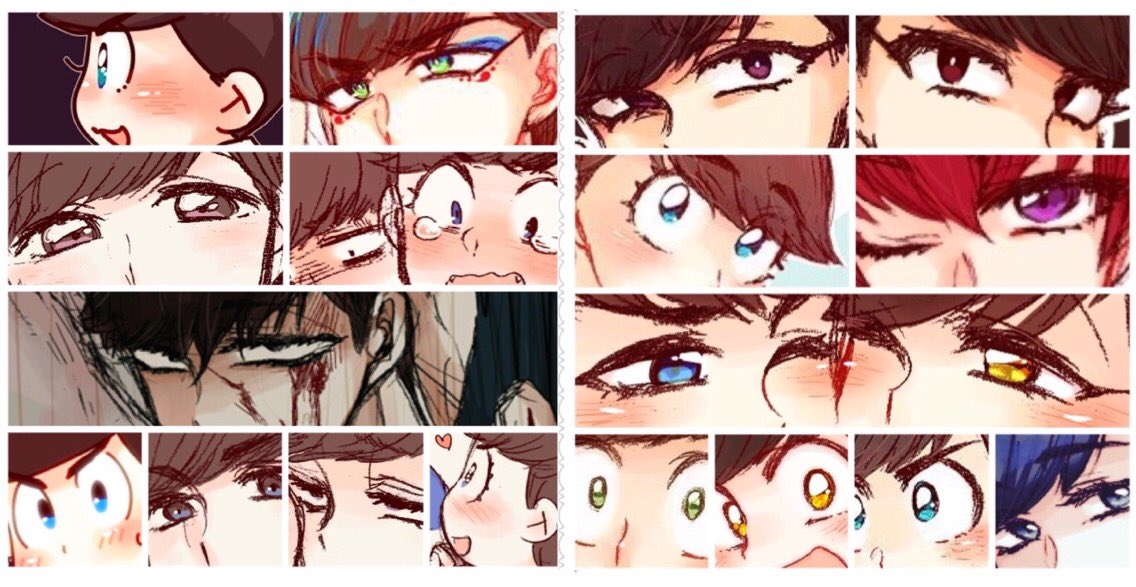 #目だけで私の絵気になるよって人RT
まつ毛とハイライトが楽しいーヽ('∀`)ノ 