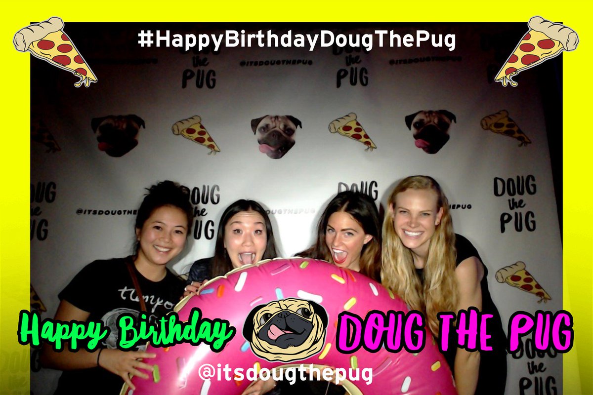 HiFiMediaCo's tweet photo. We're at @AcmeNashville celebrating @itsdougthepug's birthday! #HappyBirthdayDougThePug #HiFiPhotobooth https://t.co/GOVy8sqqSn