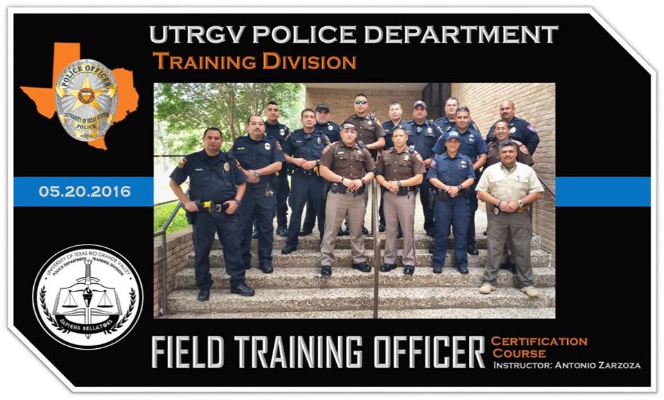 utrgvpd's tweet photo. Congrats to all participants that successfully completed the #FieldTrainingOfficer Certification Course. #UTRGV https://t.co/sOqZ0NDQe9