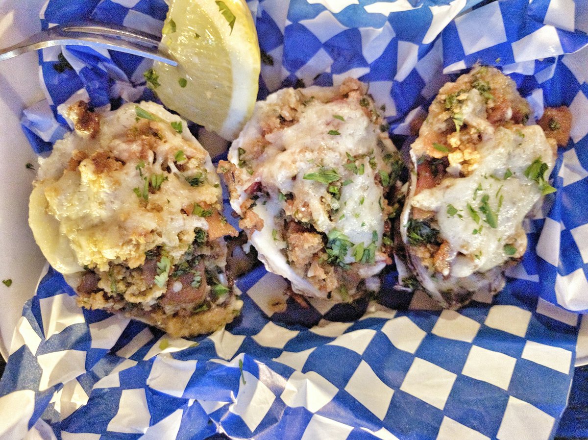 Baked PEI Oysters at Chinched Bistro in St. John's, Newfoundland and Labrador