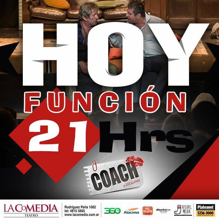 COACHComedia's tweet photo. No podés perderte nuestra función en el @TeatroLaComedia https://t.co/djQvxyI6Vy