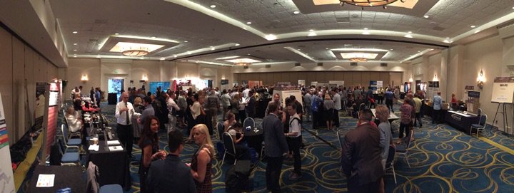 At CAOC/OCTLA seminar cocktail party. Stop by our booth and say hi.