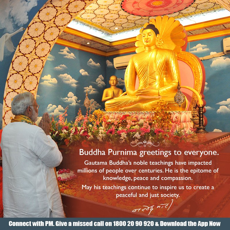Greetings on Buddha Purnima.
