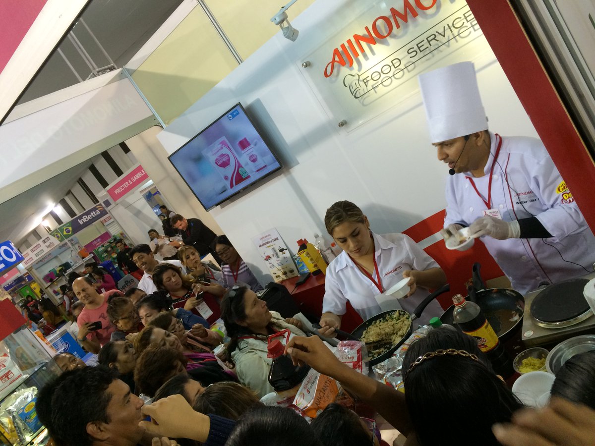 HorecaPeru's tweet photo. Hoy todos prueban la sazon de #Ajinomoto con un #ArrozChaufa digno de degustar #FeriaHoreca https://t.co/51IqDPHEvw