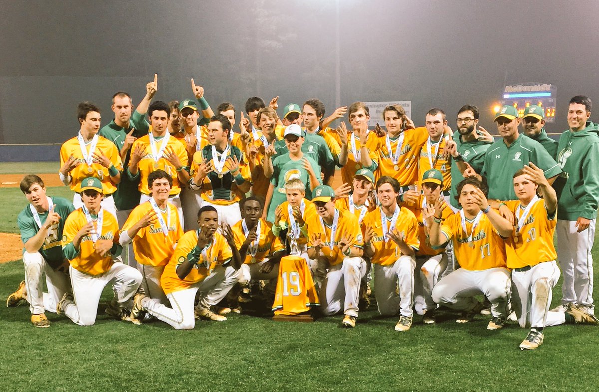 SCHSL's tweet photo. Summerville wins AAAA Baseball State Champions!!!.  Final 2-1.🏆🏅⚾️ #schslfinals https://t.co/GiOGt9bySF