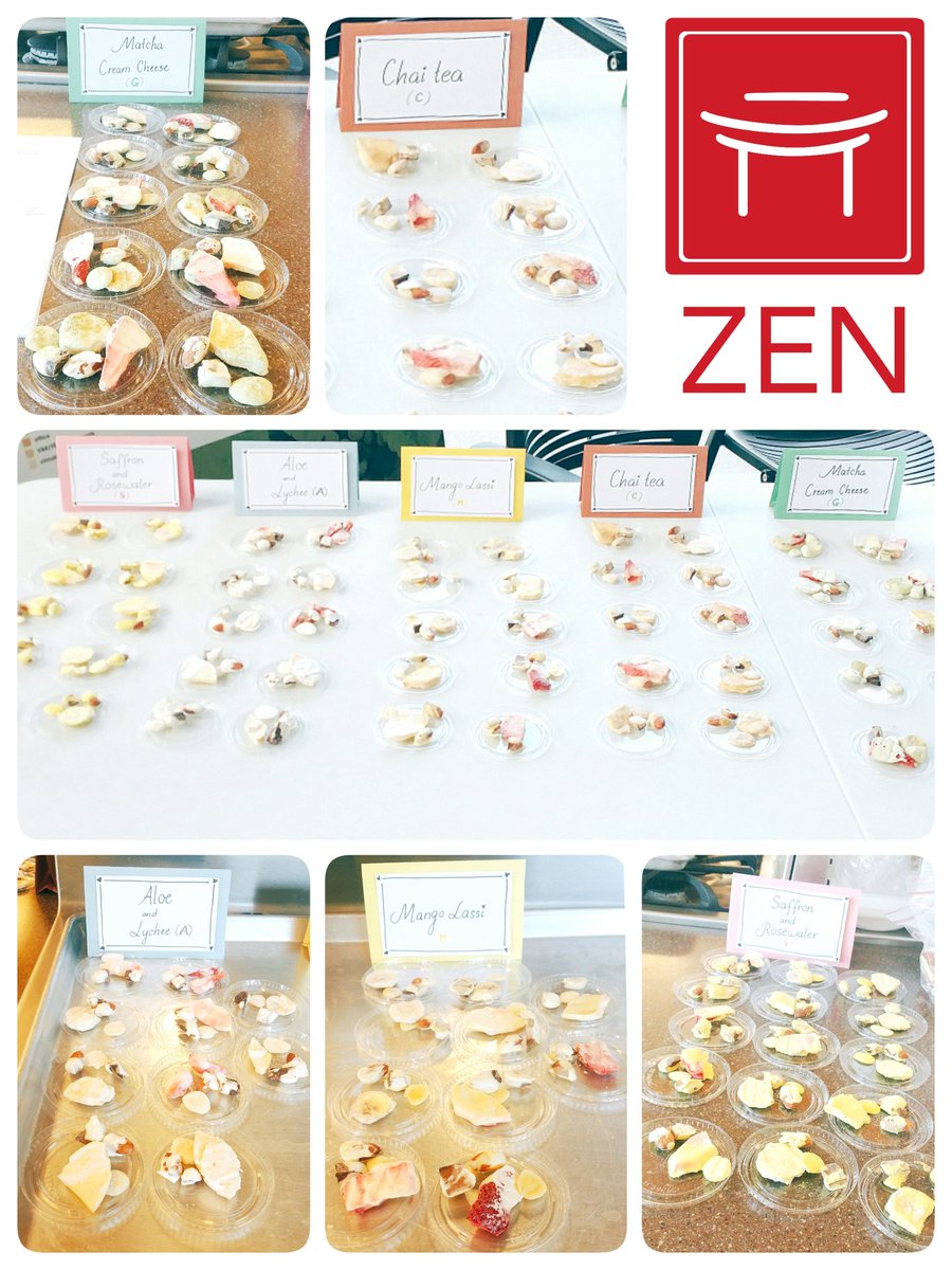 KARAzen16's tweet photo. Our flavors #zenyogurtco #vegan #yogurt #trailmix #fst160 #foodprodpro #ucdavis #tasting #healthy #FoodRevolution https://t.co/tjVyuveMU1