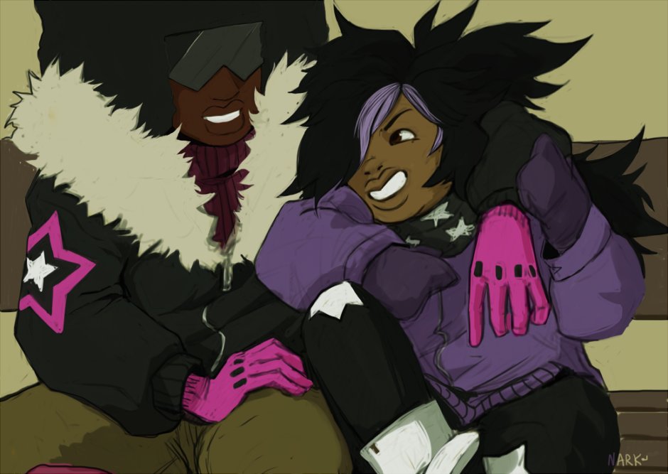 “my human garnet and amethyst !”