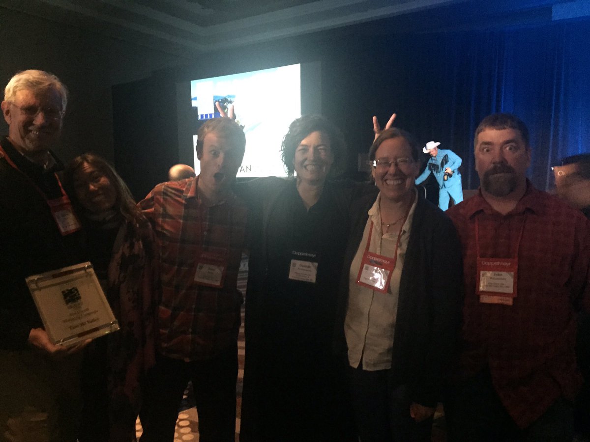 mjlego's tweet photo. Very proud of @TaosSkiValley for winning best marketing campaign #nsaa2016 wish u were here @mattgebo https://t.co/2jopReE9A1