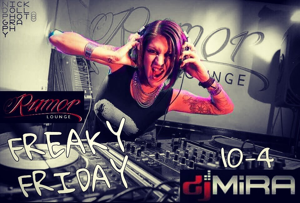 MiraKWest's tweet photo. Rumor Lounge 10-4 .... #freakyfriday #rumorlounge #pioneer #numark #edm #housemusic #djmira #girldjs #keywest https://t.co/jPgmnQWm7Z