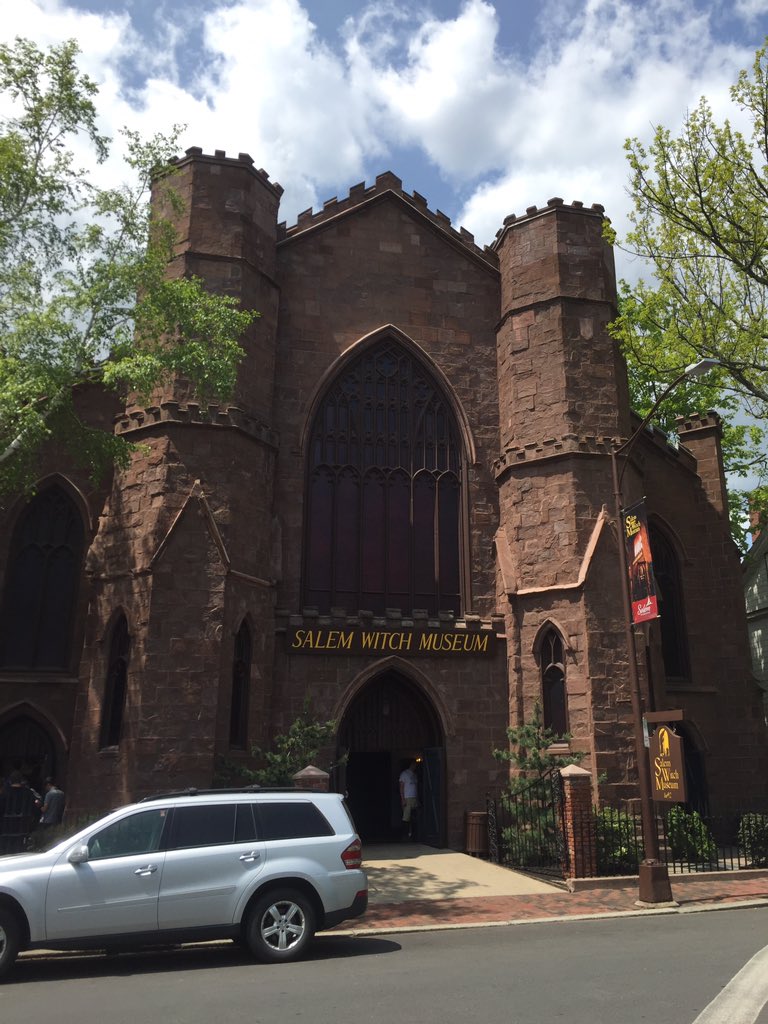 c_moul's tweet photo. Took a stroll through Salem today! Didn't see Winifred, Mary or Sarah though :( #SISTAAAS #hocuspocus @BetteMidler https://t.co/gCVqoTOw08