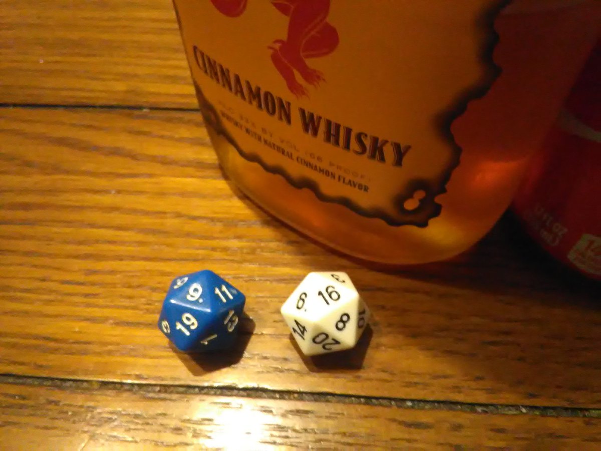 MythicGlass's tweet photo. @DnDUI The die has been cast! Choose your fate! @qlikesbeer is white. #dicechallenge https://t.co/0S9DO9J4M9