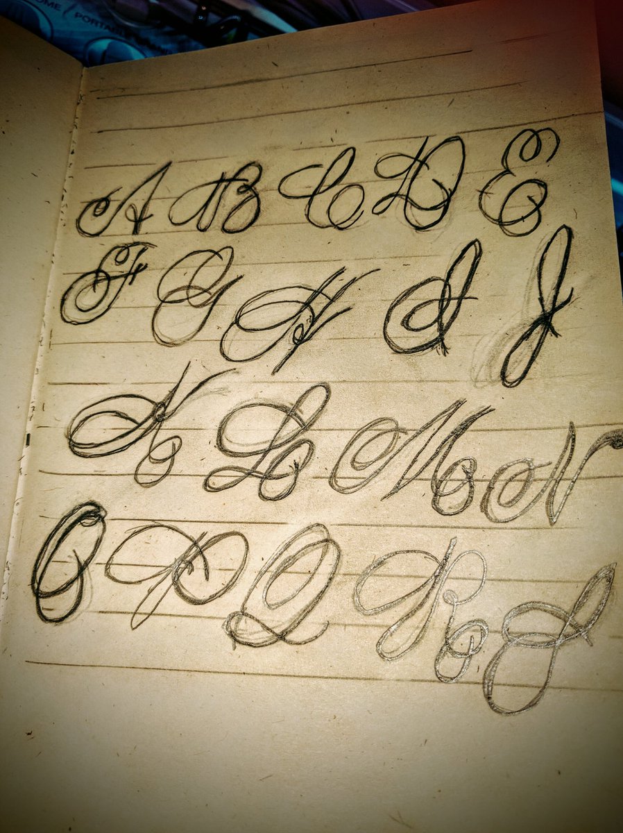 Doing better at this #calligraphy thing than I expected... 

#SpencerianScript #FTW ;-)