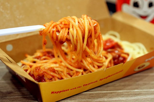 Eat spaghetti
To forgetti
Your regretti

#Jollibee #Spaghetti