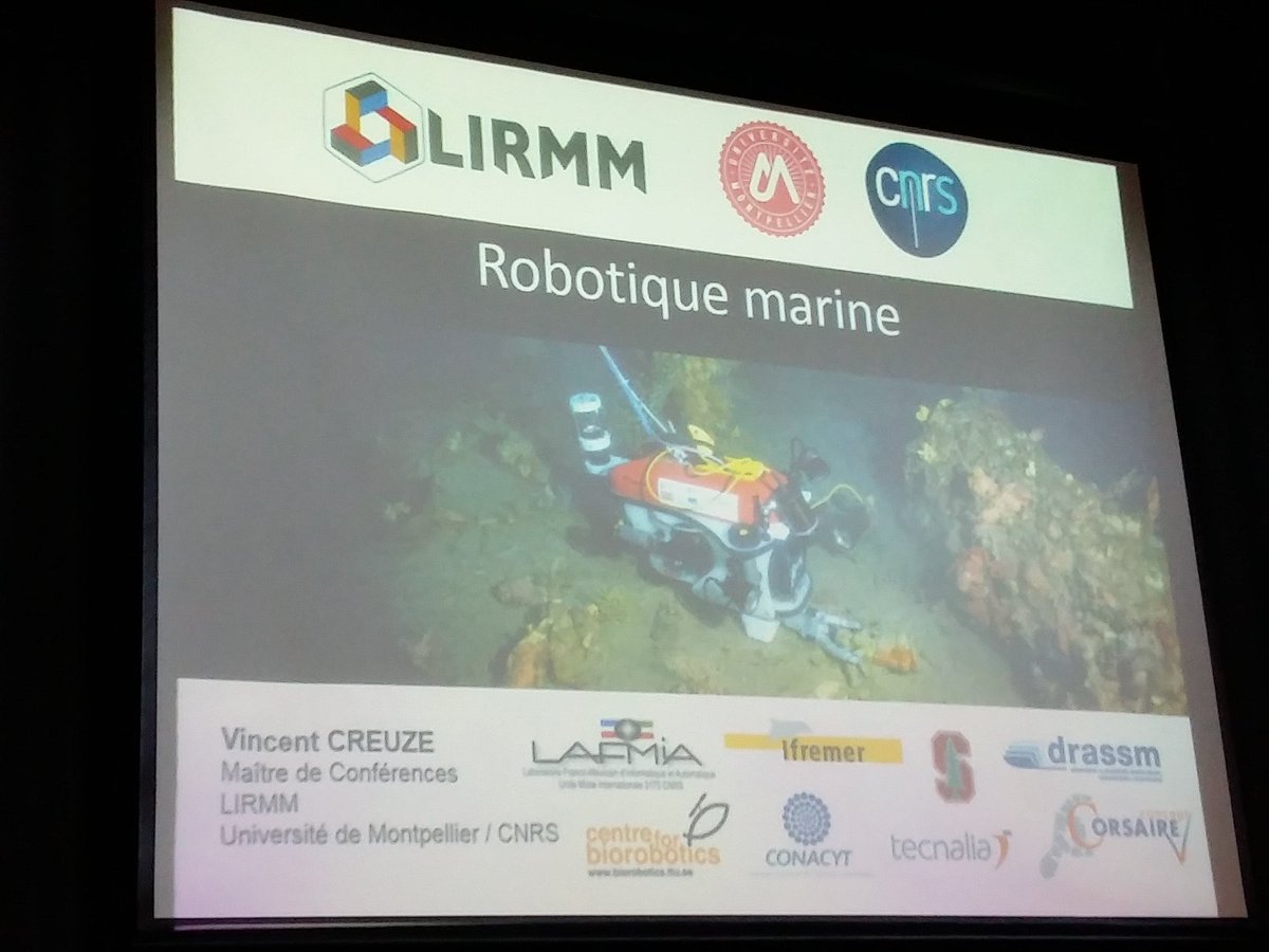 tyrower's tweet image. A Nîmes avec #CourTechZone pour le Tournoi National de Robotique ! Conf sur Robotique Marine pour commencer