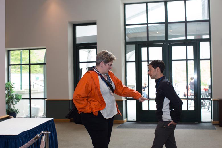 GenomeNathan's tweet photo. @deannachurch trots out her 'made you look joke' again, here at #BoG16. Don't fall for it, folks. (photo C. Brukin) https://t.co/YAOzTV8QZQ