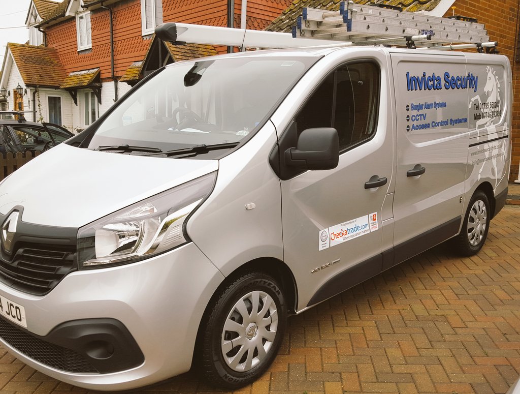 The new addition to the fleet please contact us at checkatrade.com/invictasecurity for your electronic security needs