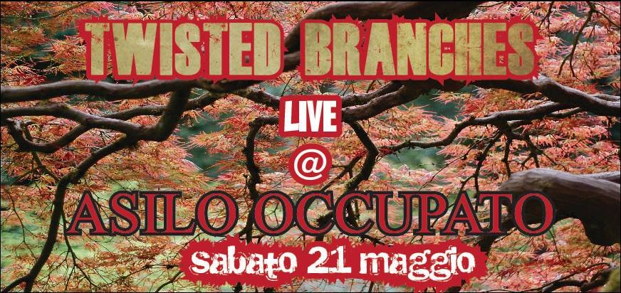 AsiloOccupatoAQ's tweet photo. Oggi!

Twisted Branches live @AsiloOccupatoAQ #Grunge
ore 22:30 https://t.co/NLMlo5JiCr