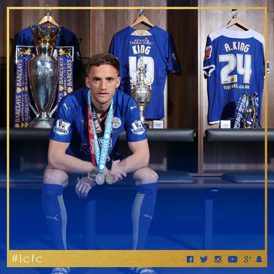 Transform_28's tweet image. Andy King with Leicester City...

League 1 08/09 winner 🏆
Championship 13/14 winner 🏆
Premier League 15/16 winner 🏆