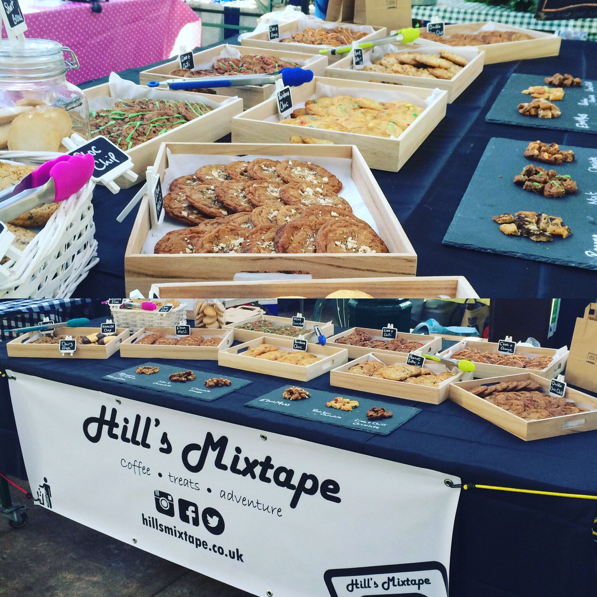 hillsmixtape's tweet image. Ready to go at St Georges Market Belfast selling our #treats. If you&apos;re passing call in and say hello.