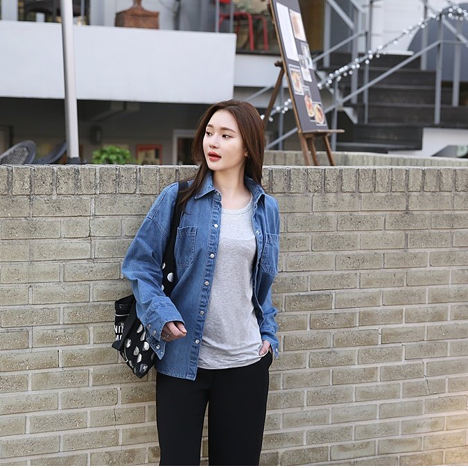IF_Shop's tweet image. PO CODE : G724
Material : Denim100%
Color : Dark Blue
Size : Free Size
Bust : 112cm